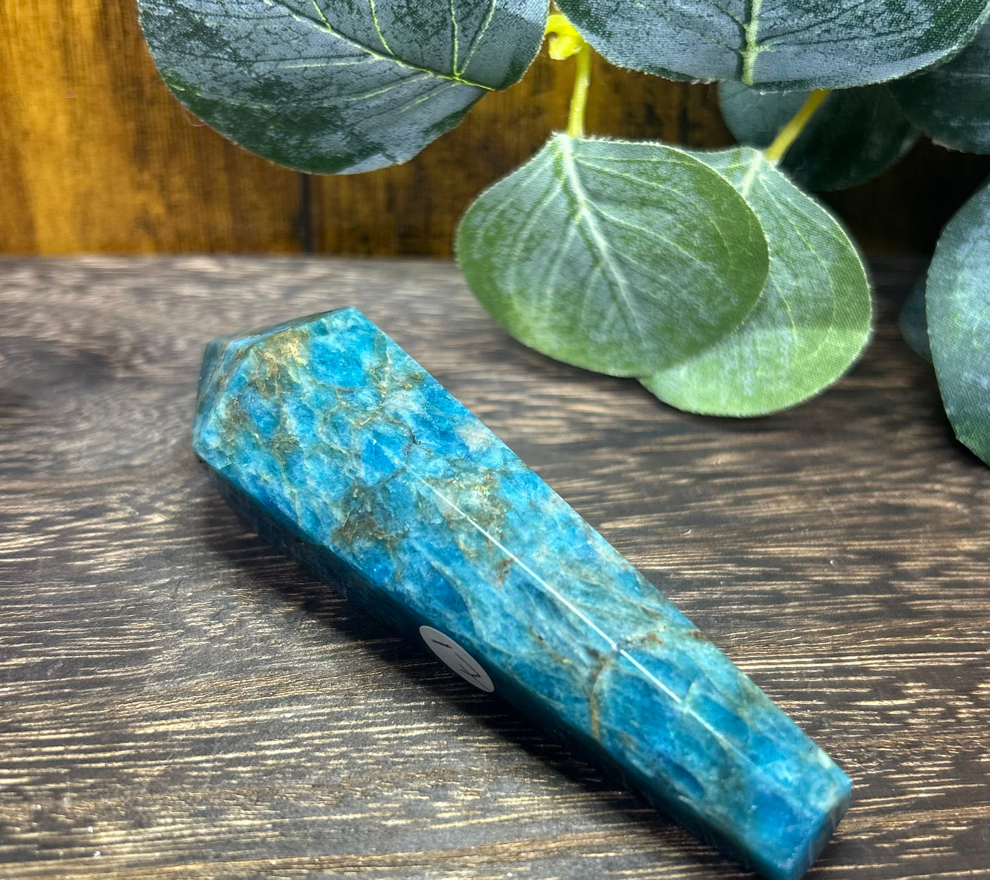 Blue Apatite Wand
