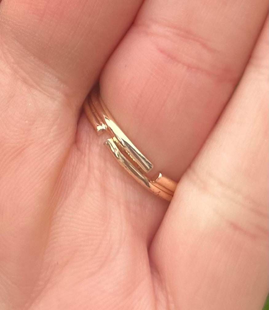 Black Obsidian Crystal Cocktail Ring