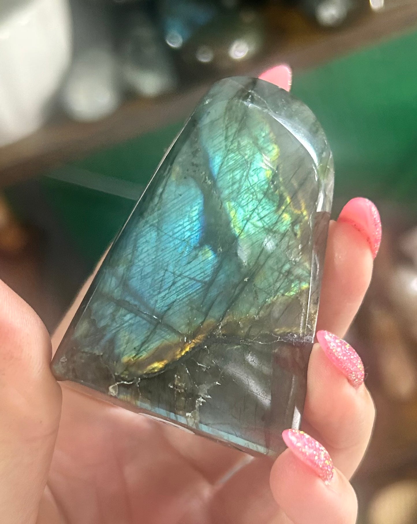 Labradorite Multi-Flash Crystal