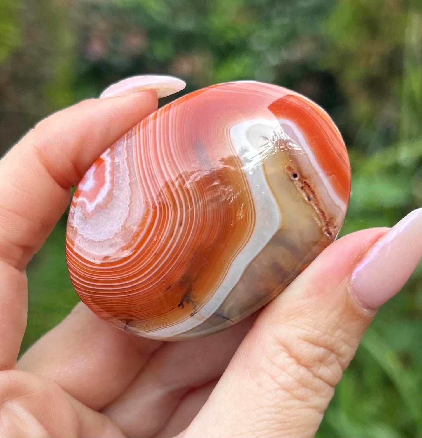 Carnelian Crystal Palmstone