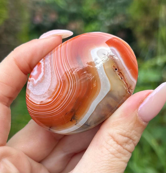 Carnelian Crystal Palmstone