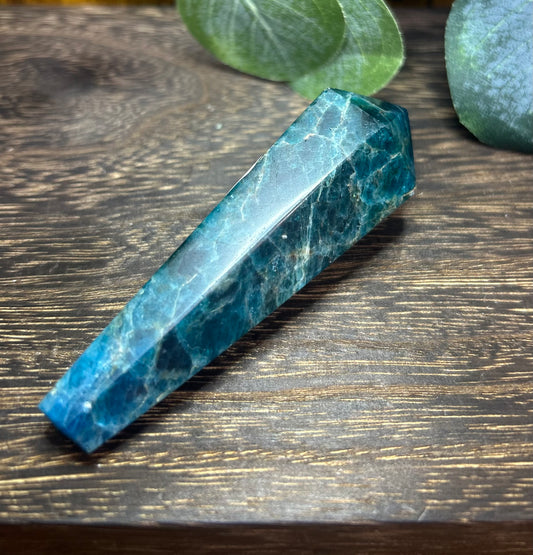Blue Apatite Wand