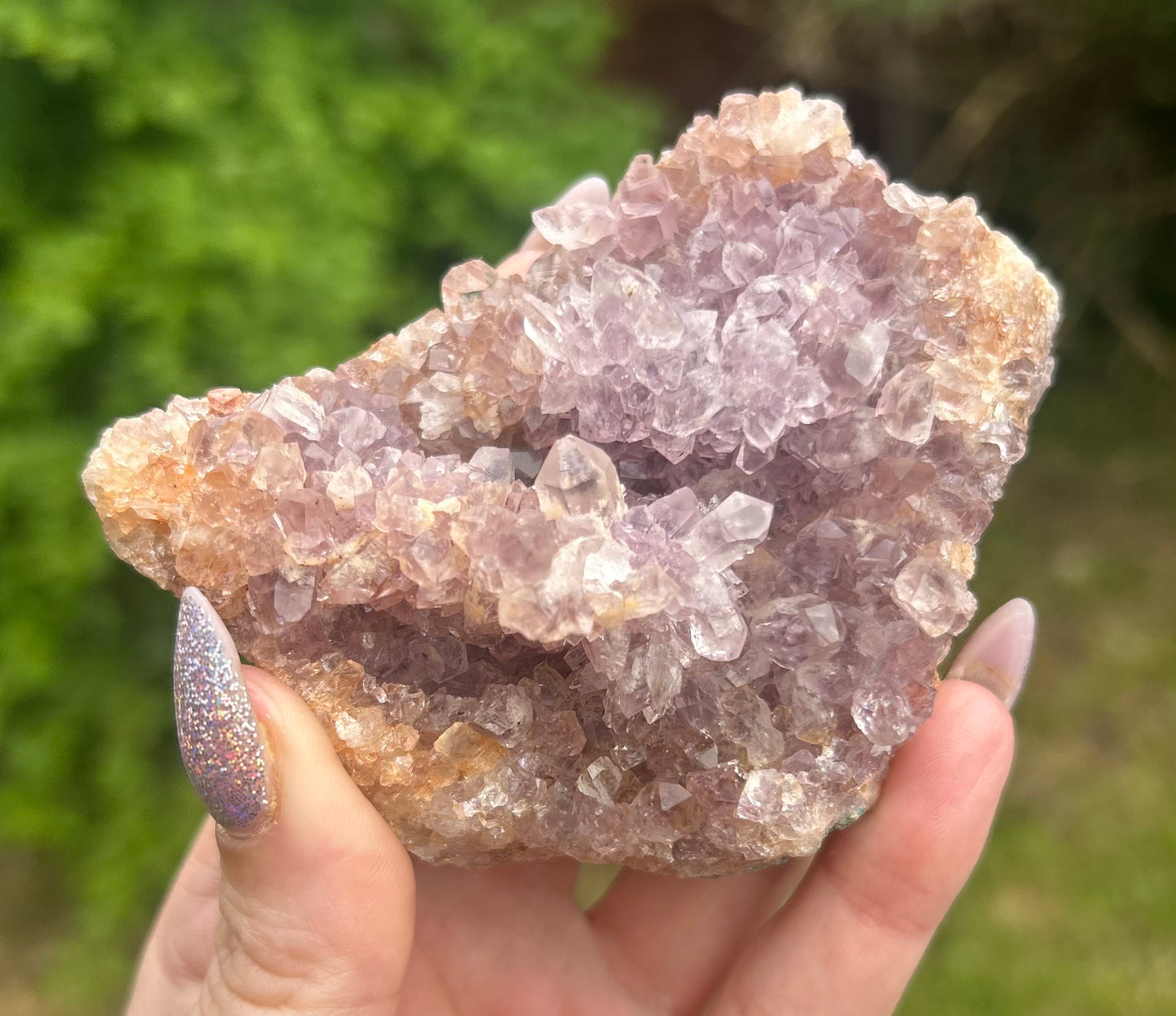 Pink Amethyst Raw Crystal Specimen