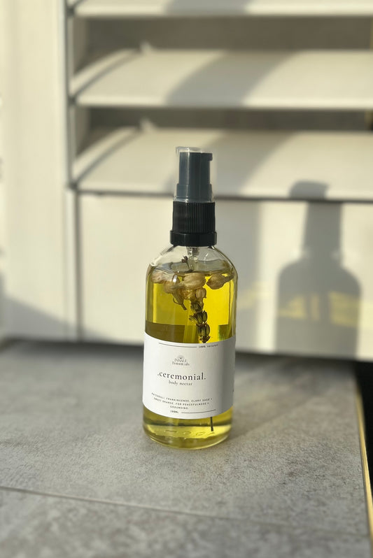 Ceremonial Body Nectar, Massage oil with Frankincense