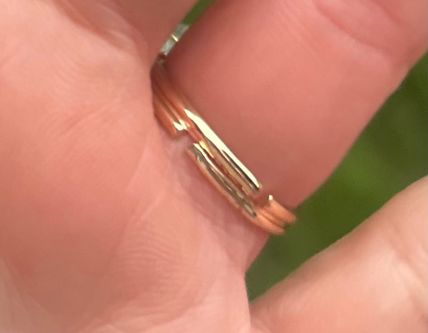 Green Fluorite Crystal Cocktail Ring