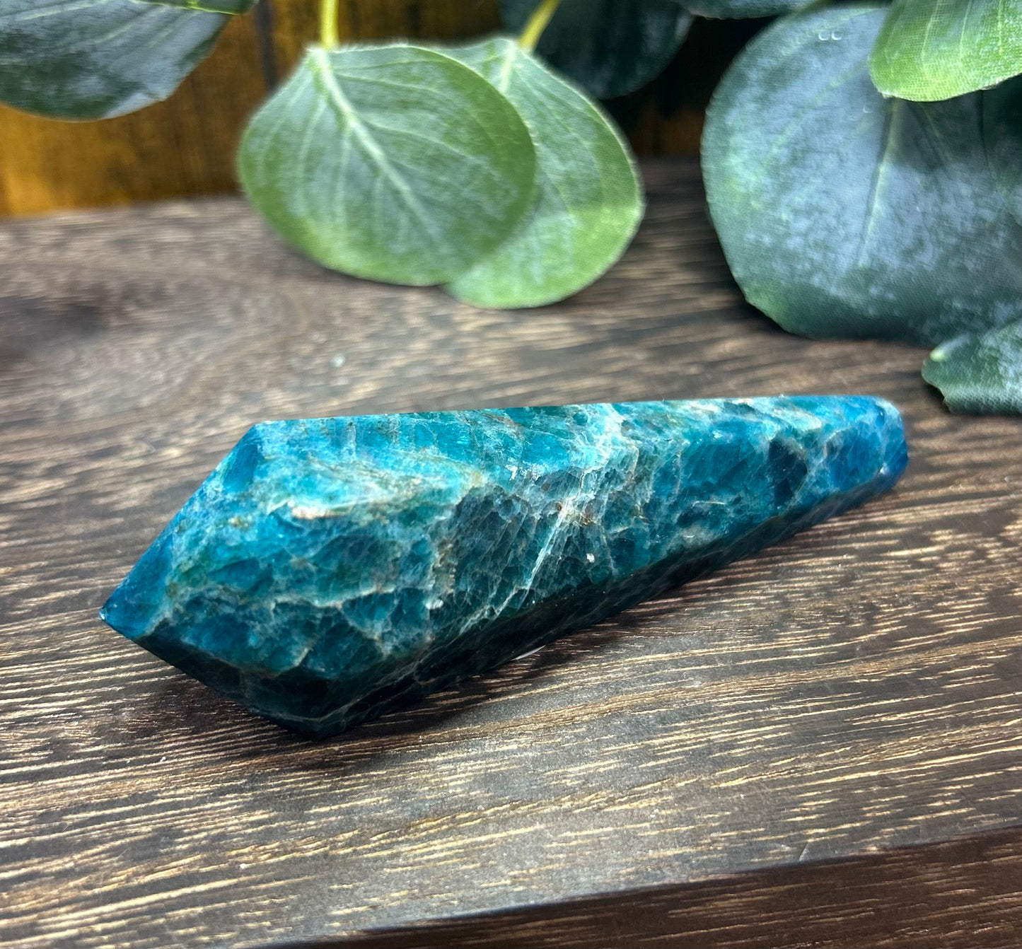 Blue Apatite Wand