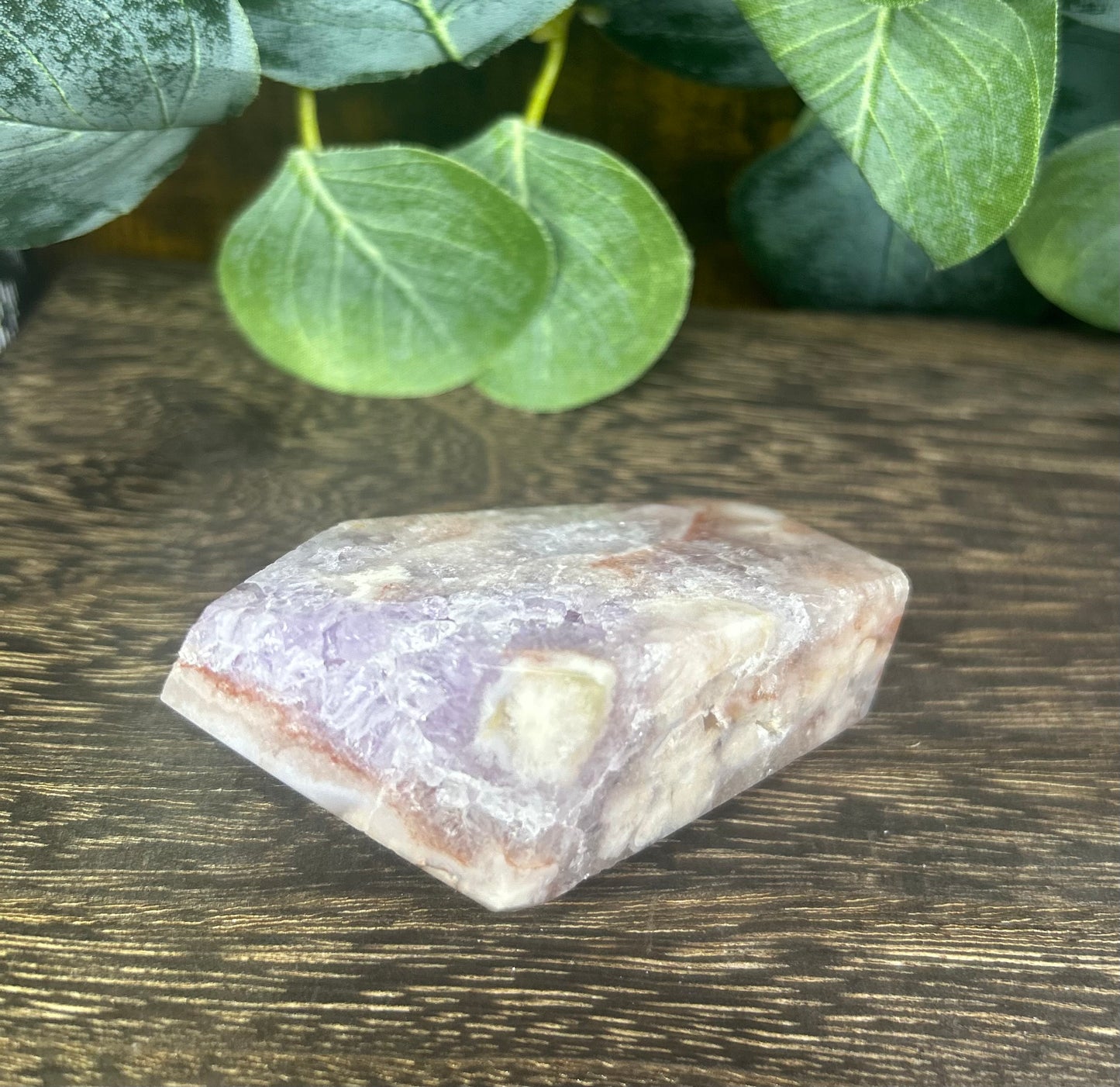 Pink Flower Amethyst Freeform