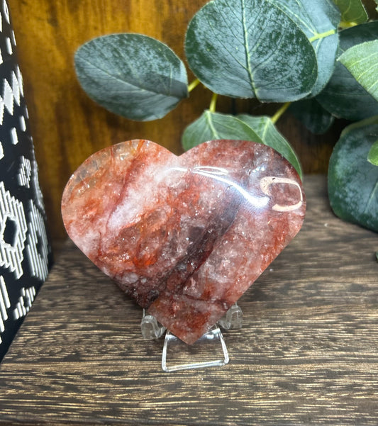 Fire Quartz Heart