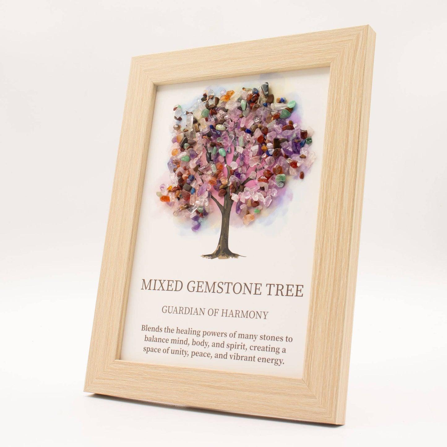 Gemstone Pictures: Gemstone Picture - Tree of Life - Multi