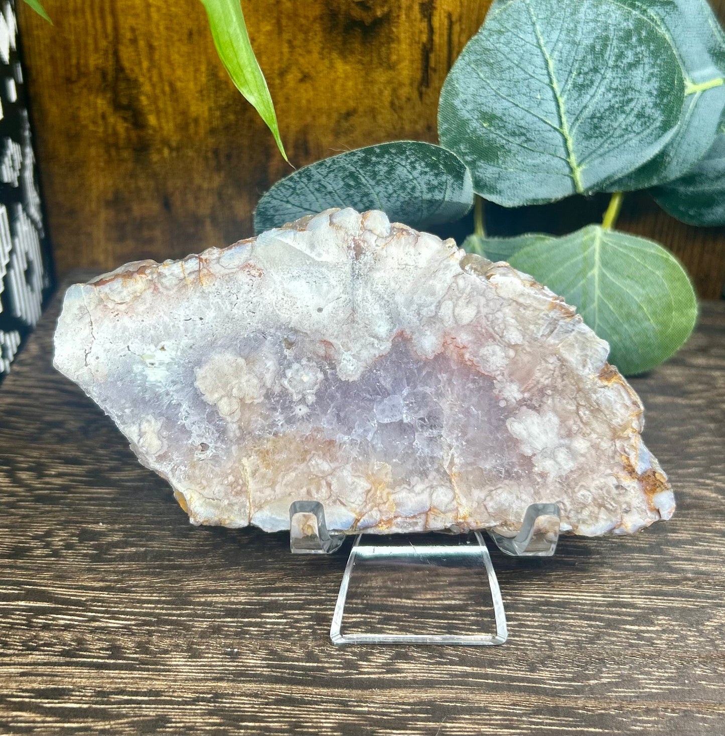 Pink Amethyst Slab Statement