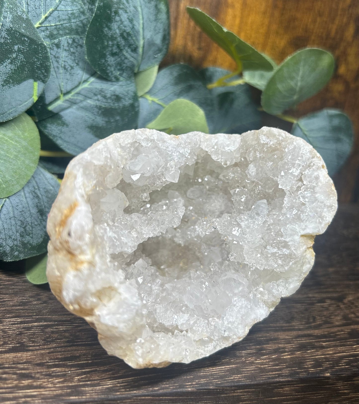 Quartz Sparkley Crystal Raw Geode