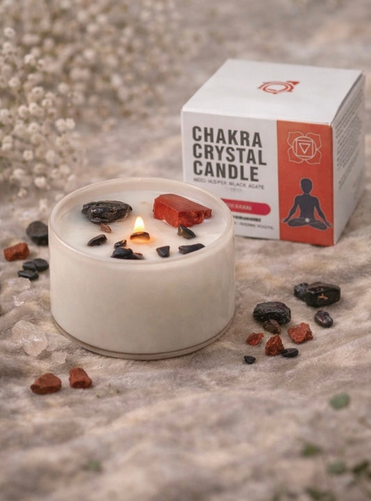 Chakra Crystal Candles - Root Chakra