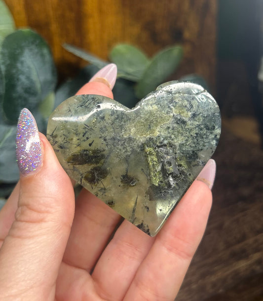 Prehnite Heart