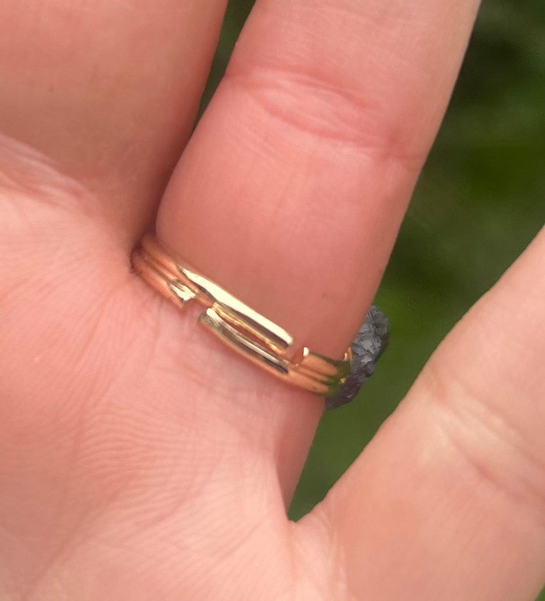 Amethyst Crystal Cocktail Ring