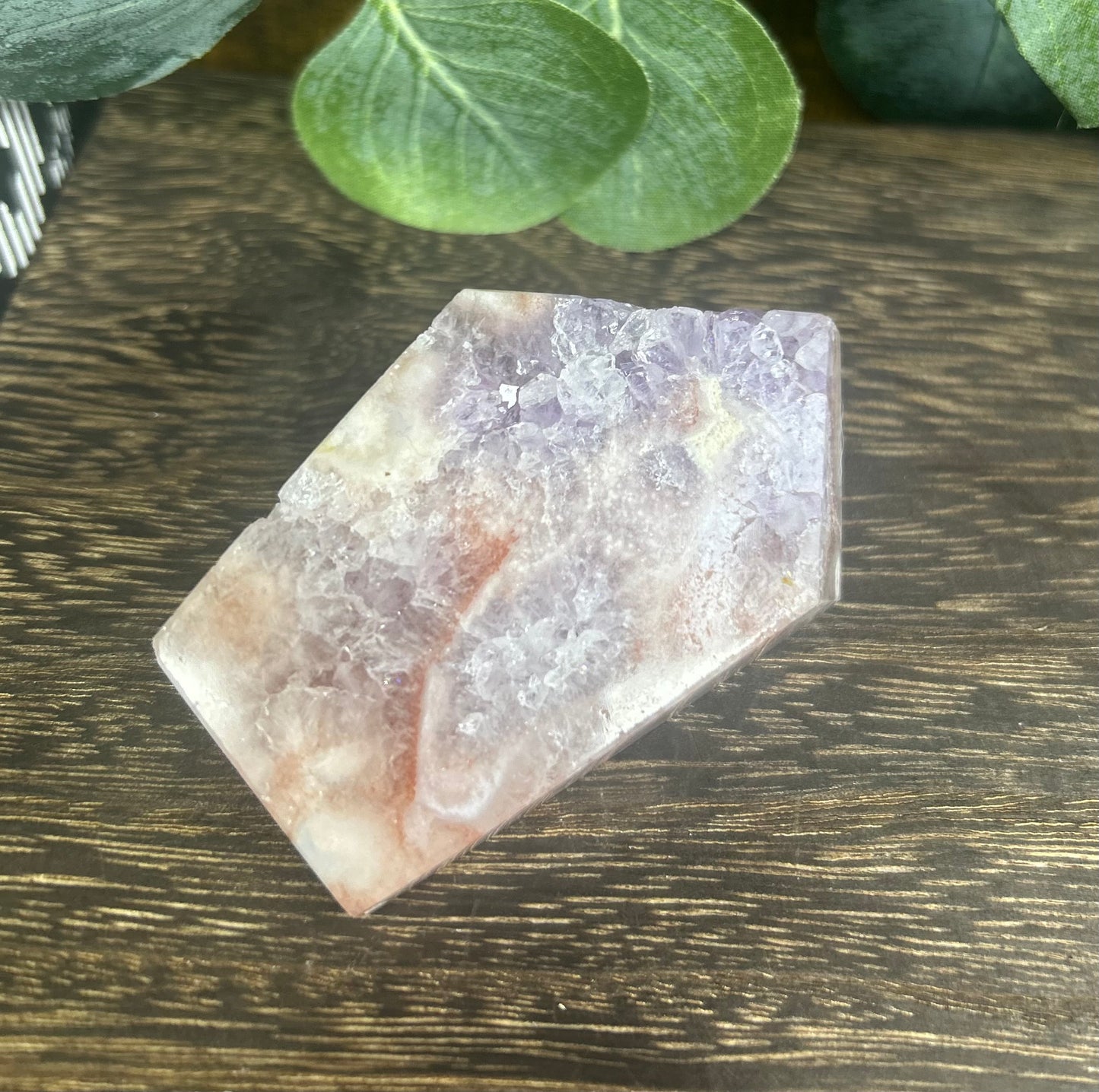 Pink Flower Amethyst Freeform