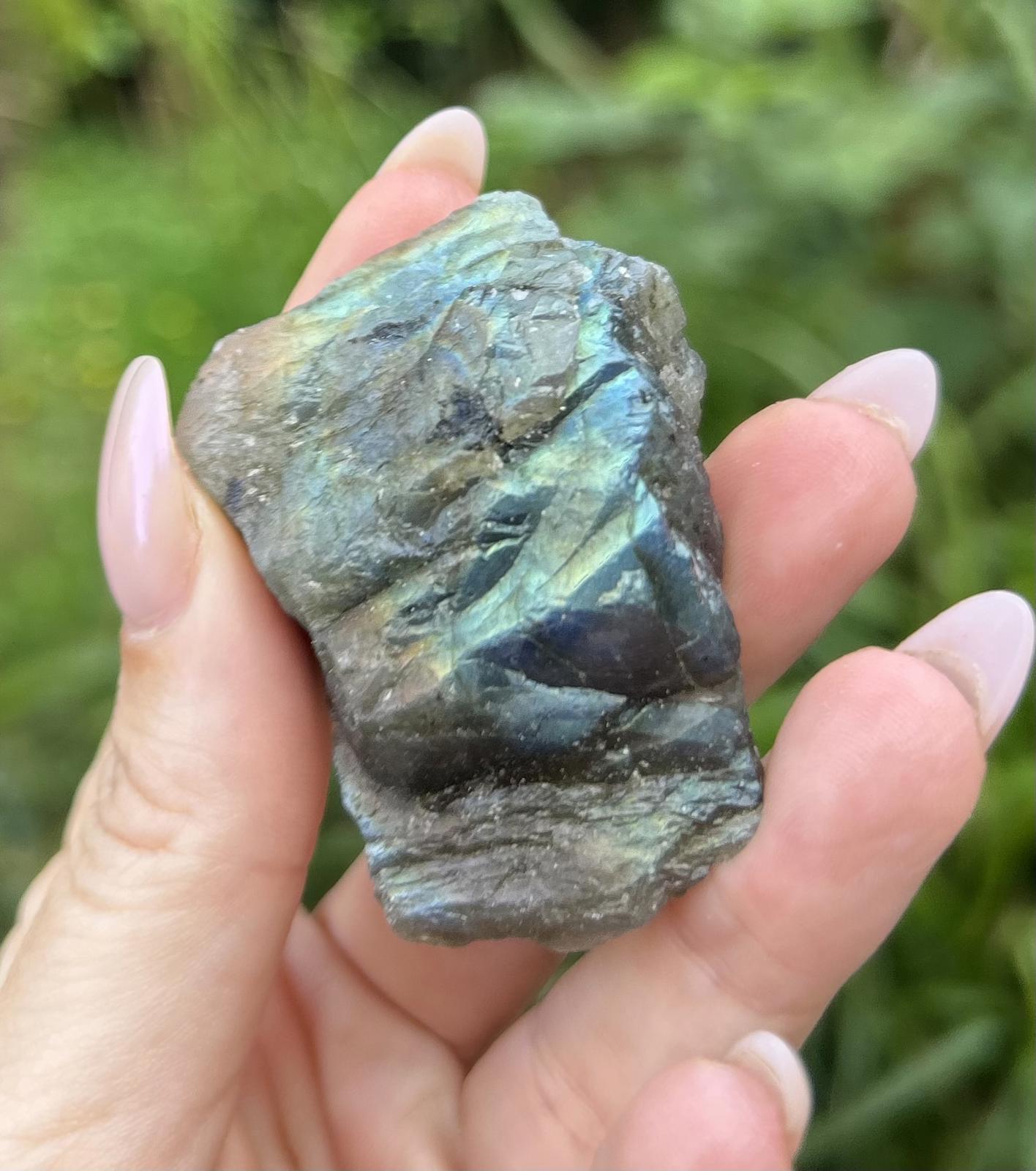 Labradorite Raw Multi-Flash Crystal Stone
