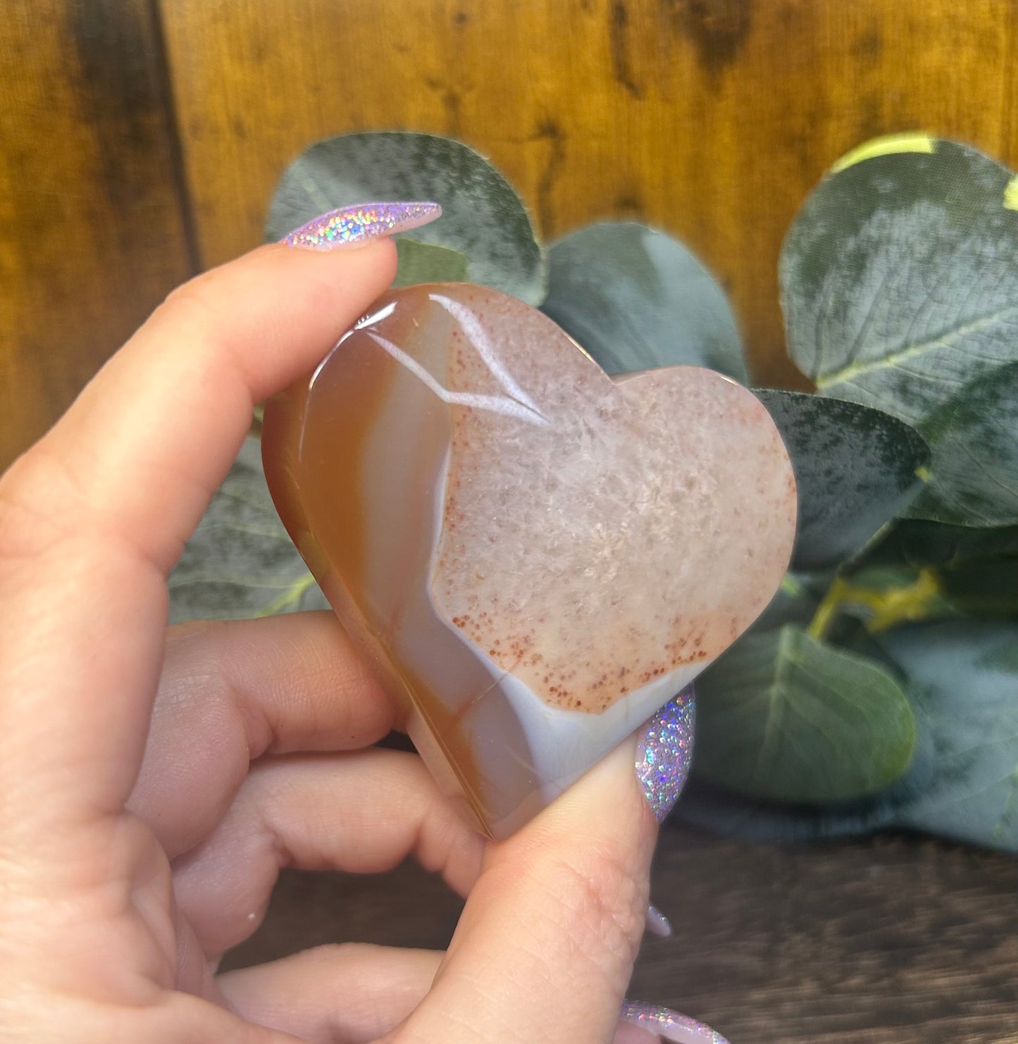 Carnelian Agate Heart