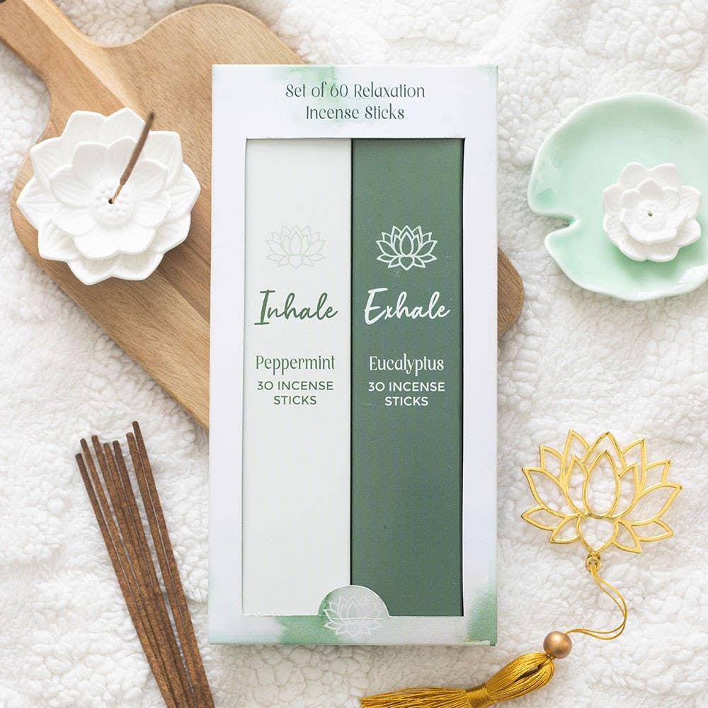 Set of 2 Inhale Exhale Incense Stick Packs
