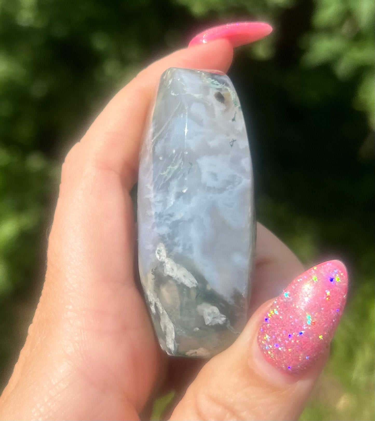 Moss Agate Palmstone