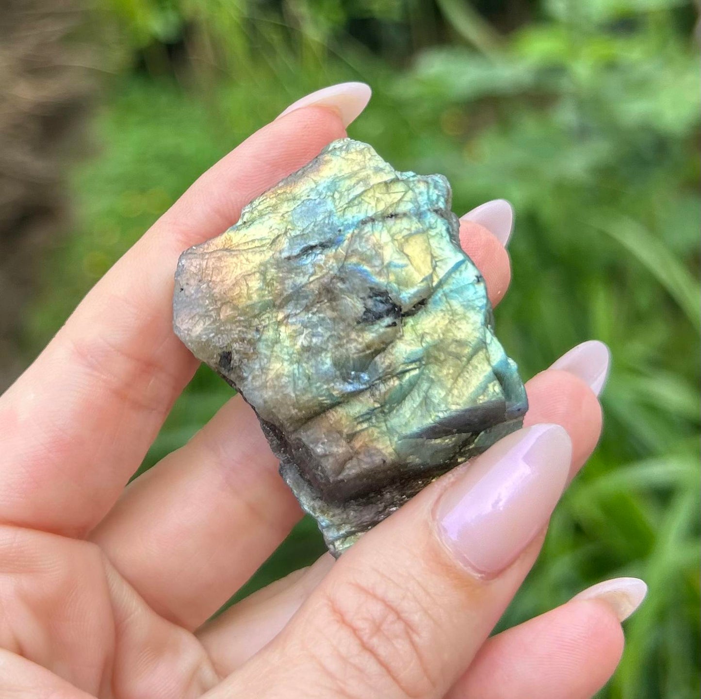 Labradorite Raw Multi-Flash Crystal Stone