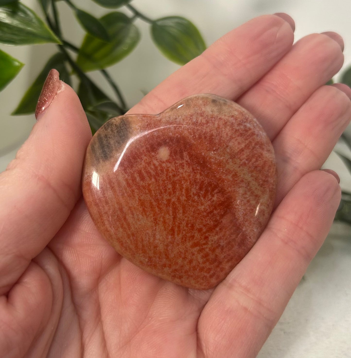 Peach Moonstone Palmstone