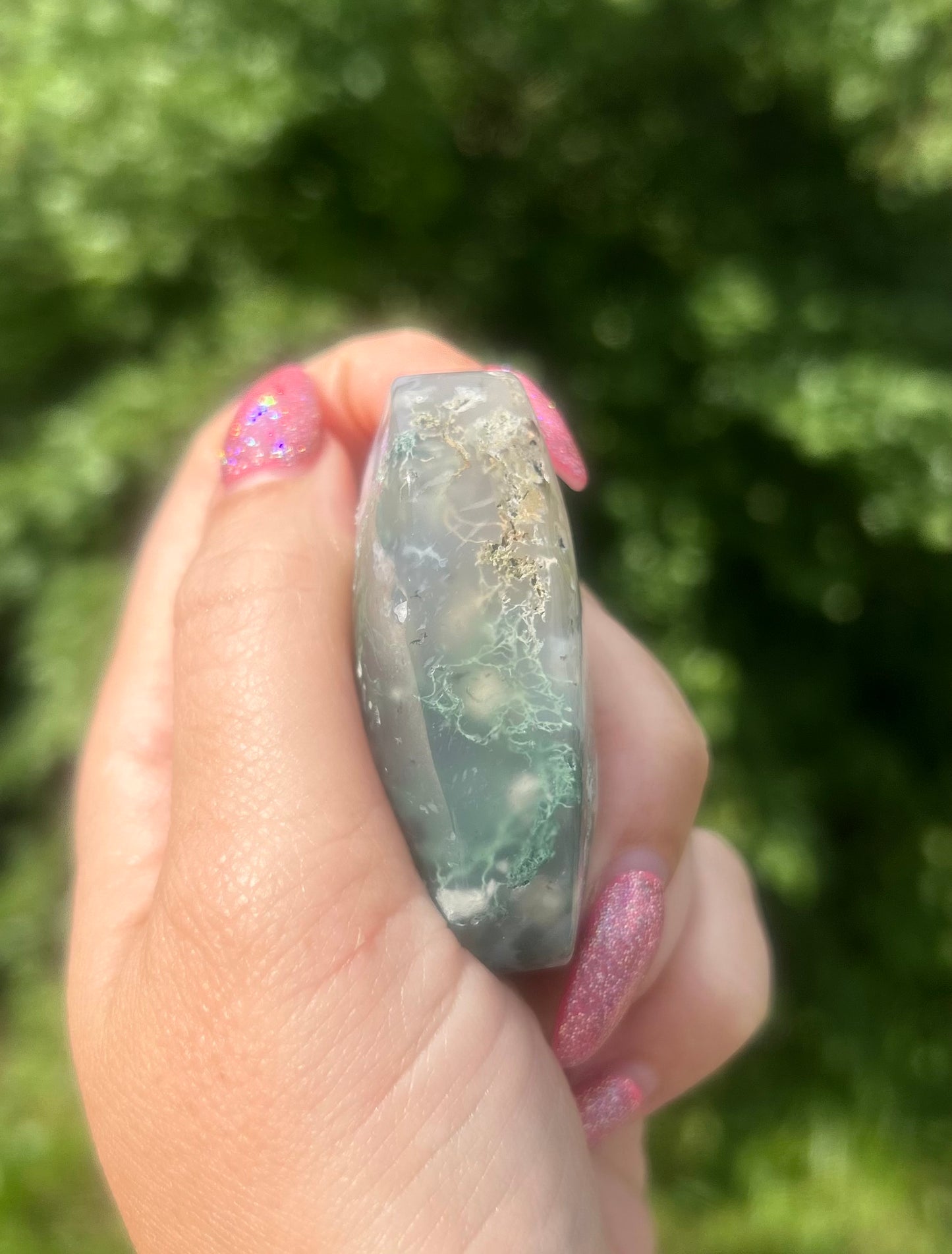 Moss Agate Palmstone