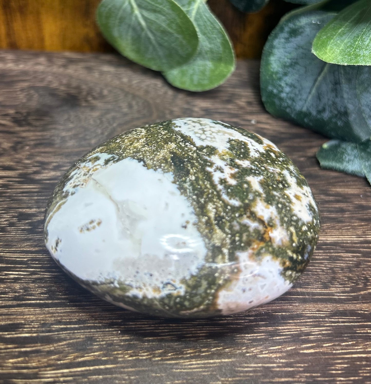 Ocean Jasper Druzy Large Palm