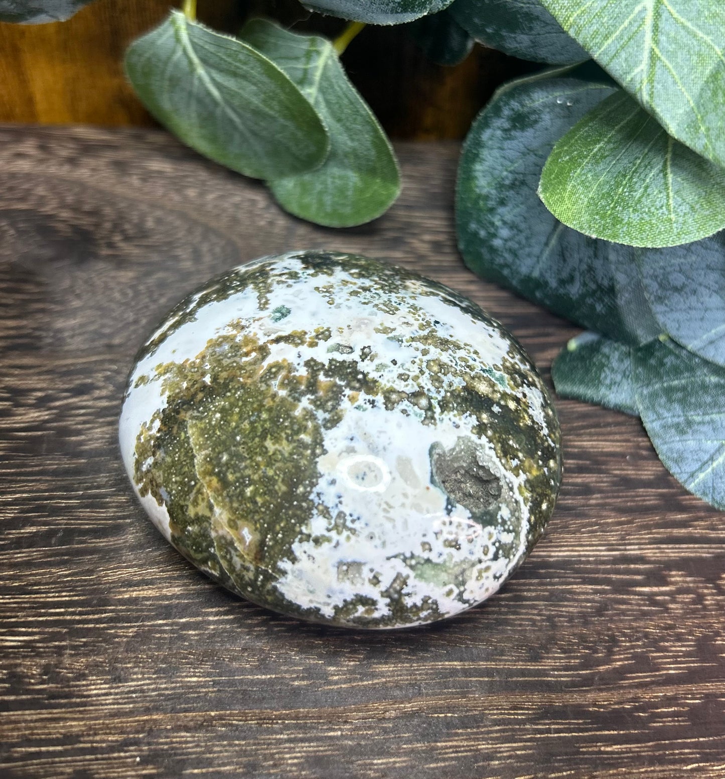 Ocean Jasper Druzy Large Palm