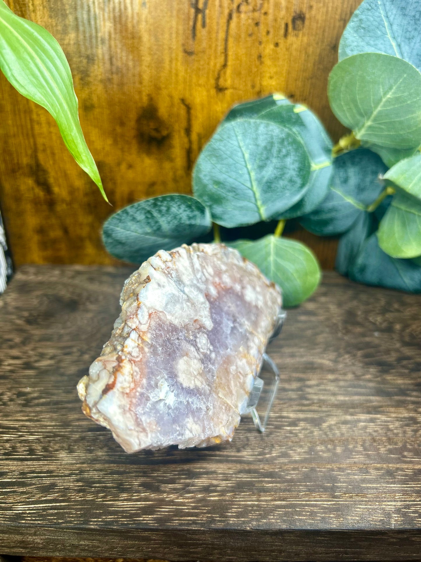 Pink Amethyst Slab Statement