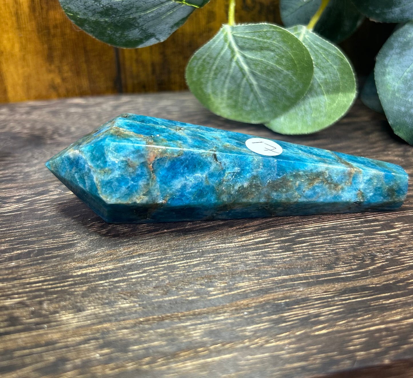Blue Apatite Wand