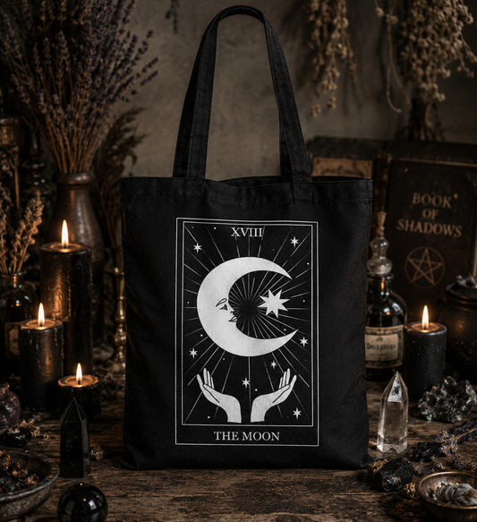 Tote Bag Recycled Cotton Moon 36 x 40cm