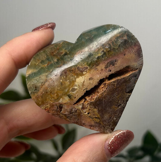 Fluorite in matrix root  Heart