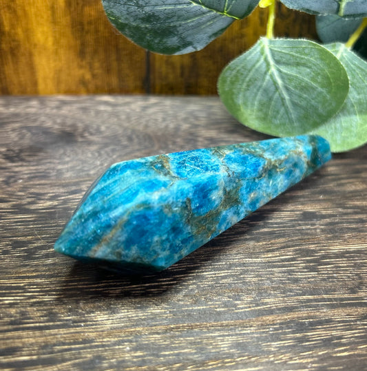 Blue Apatite Wand