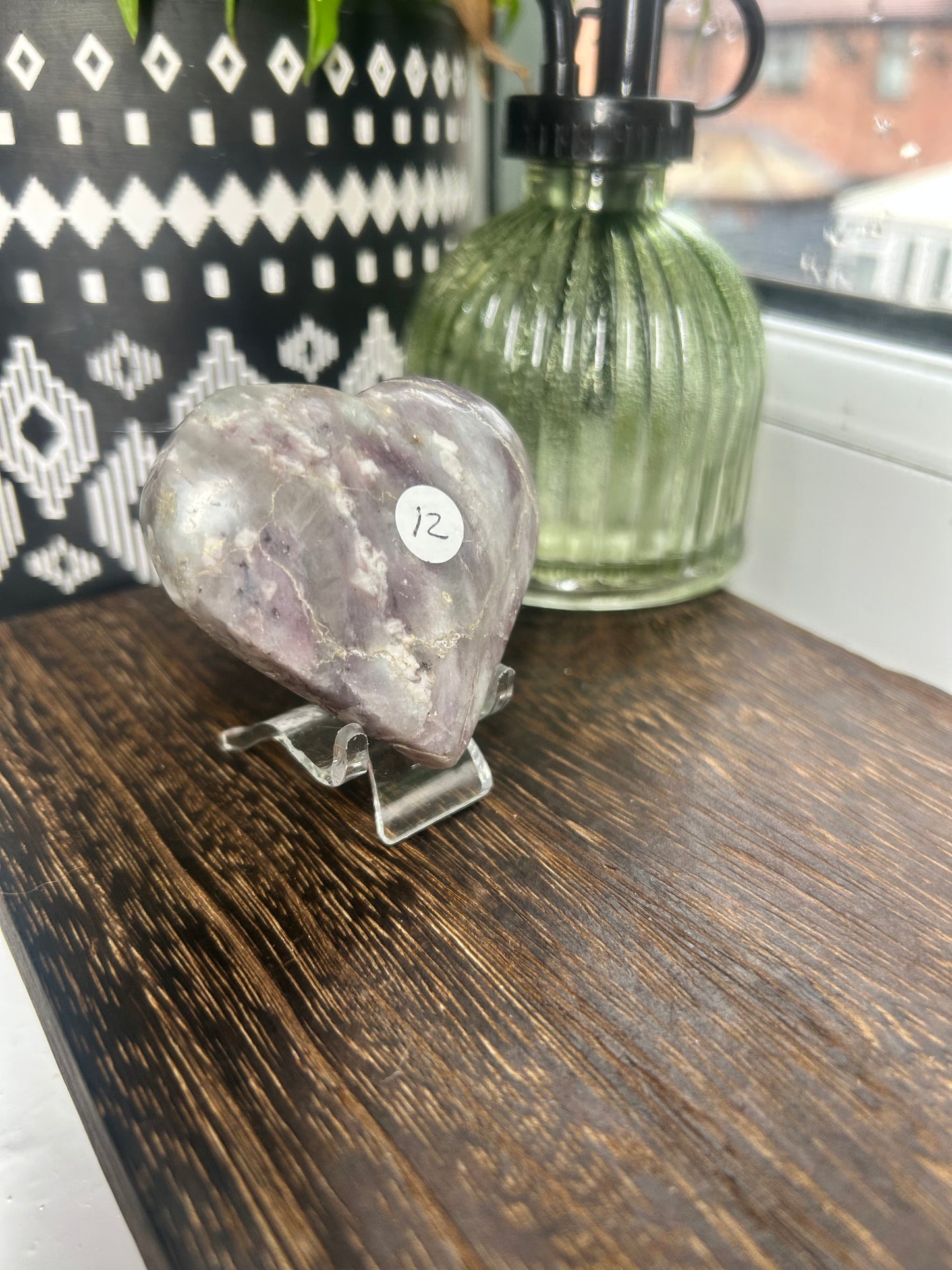 Unicorn Crystal Heart Carving