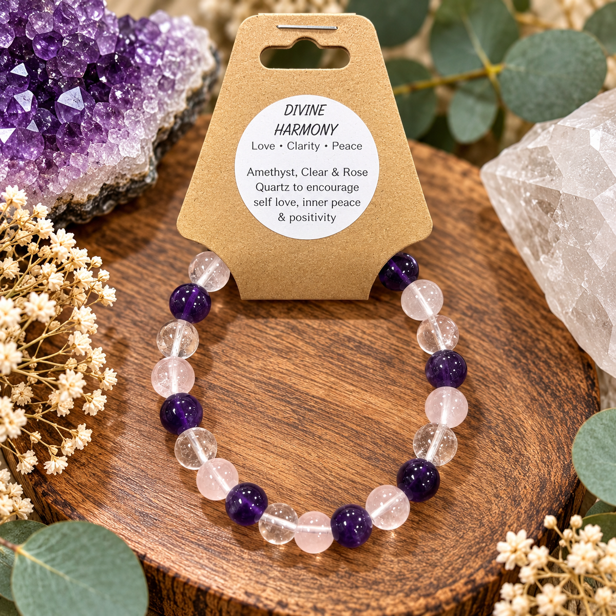 Divine Harmony Crystal Bracelet 8mm