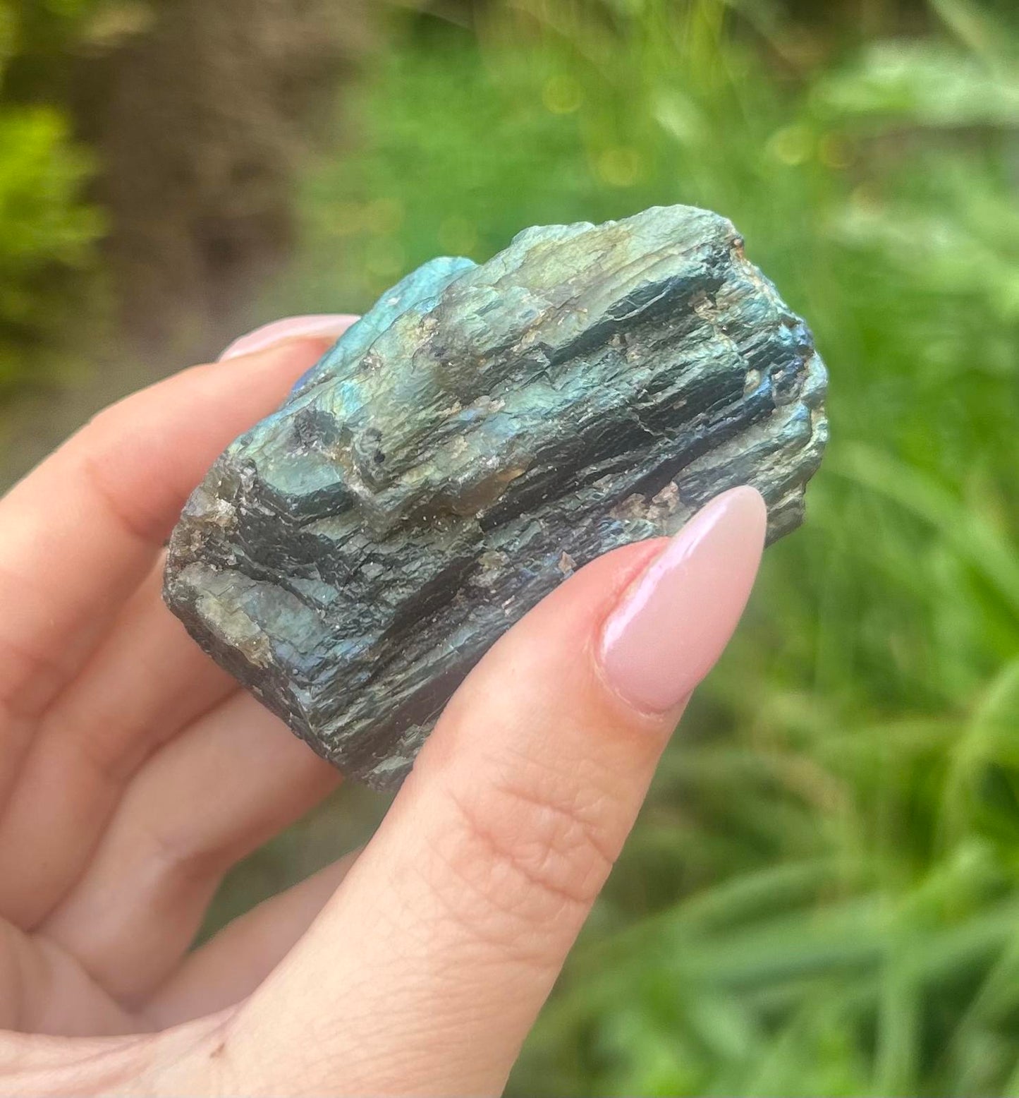 Labradorite Flashy Raw Crystal Stone