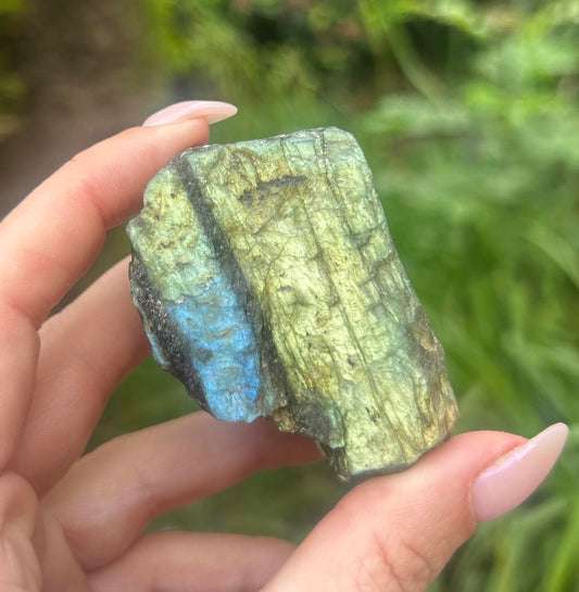 Labradorite Flashy Raw Crystal Stone