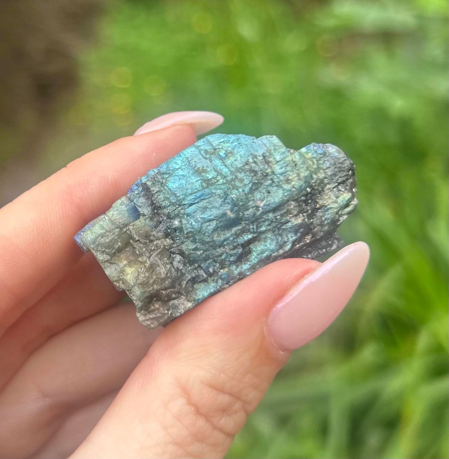 Labradorite Flashy Raw Crystal Stone