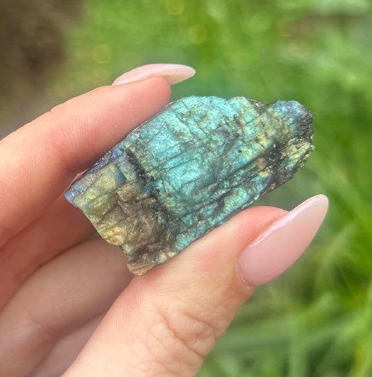 Labradorite Flashy Raw Crystal Stone
