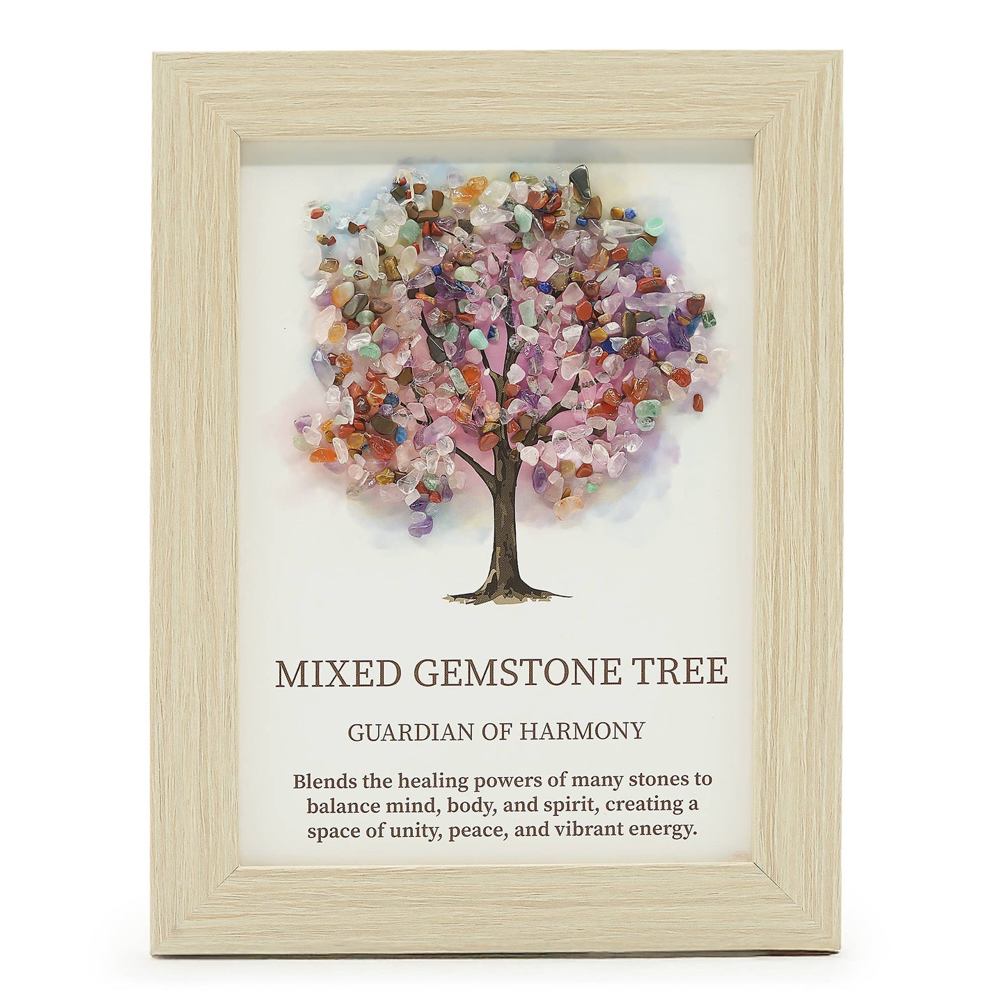 Gemstone Pictures: Gemstone Picture - Tree of Life - Multi